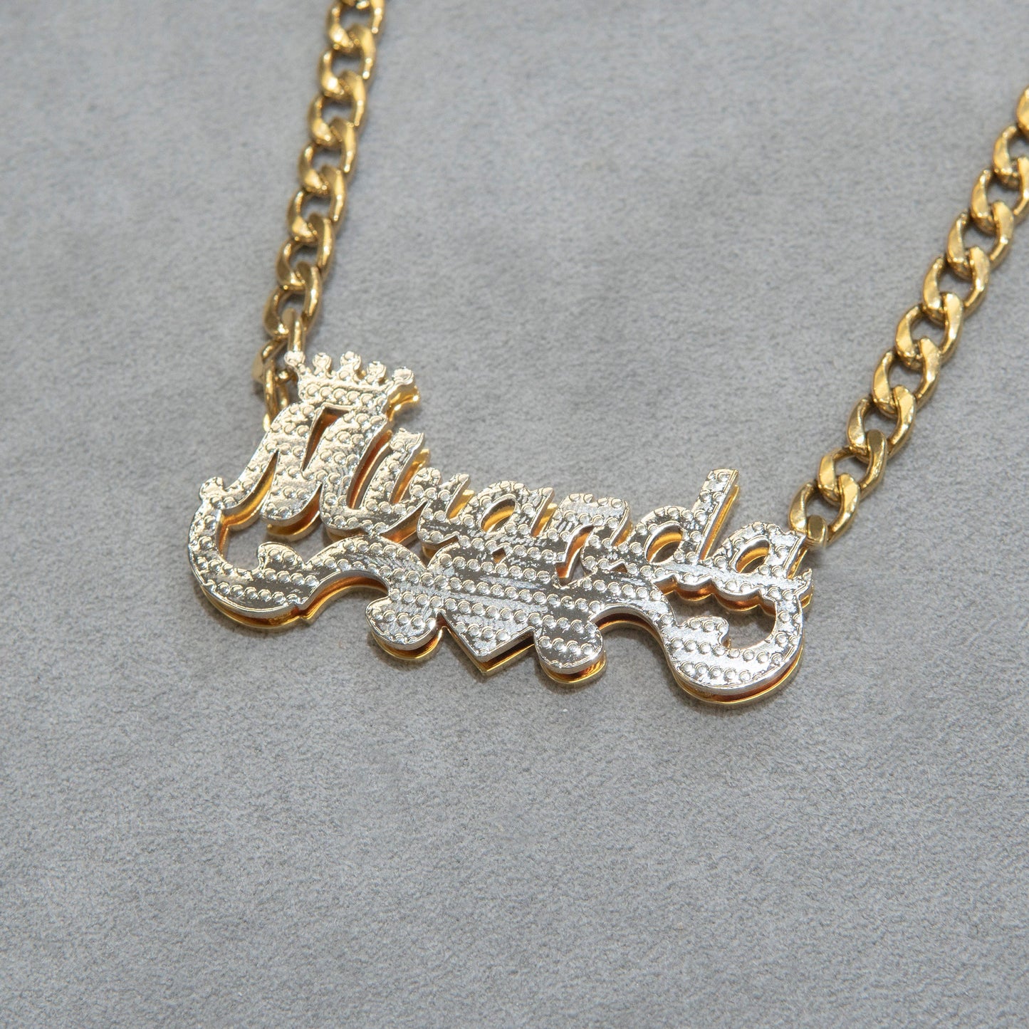 Women Jewelry - Gold Name Necklace | Style # N46