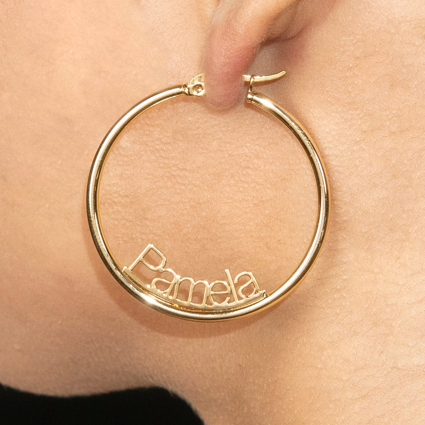 Women Jewelry - 14K Gold Hoop Earrings | Style # E19