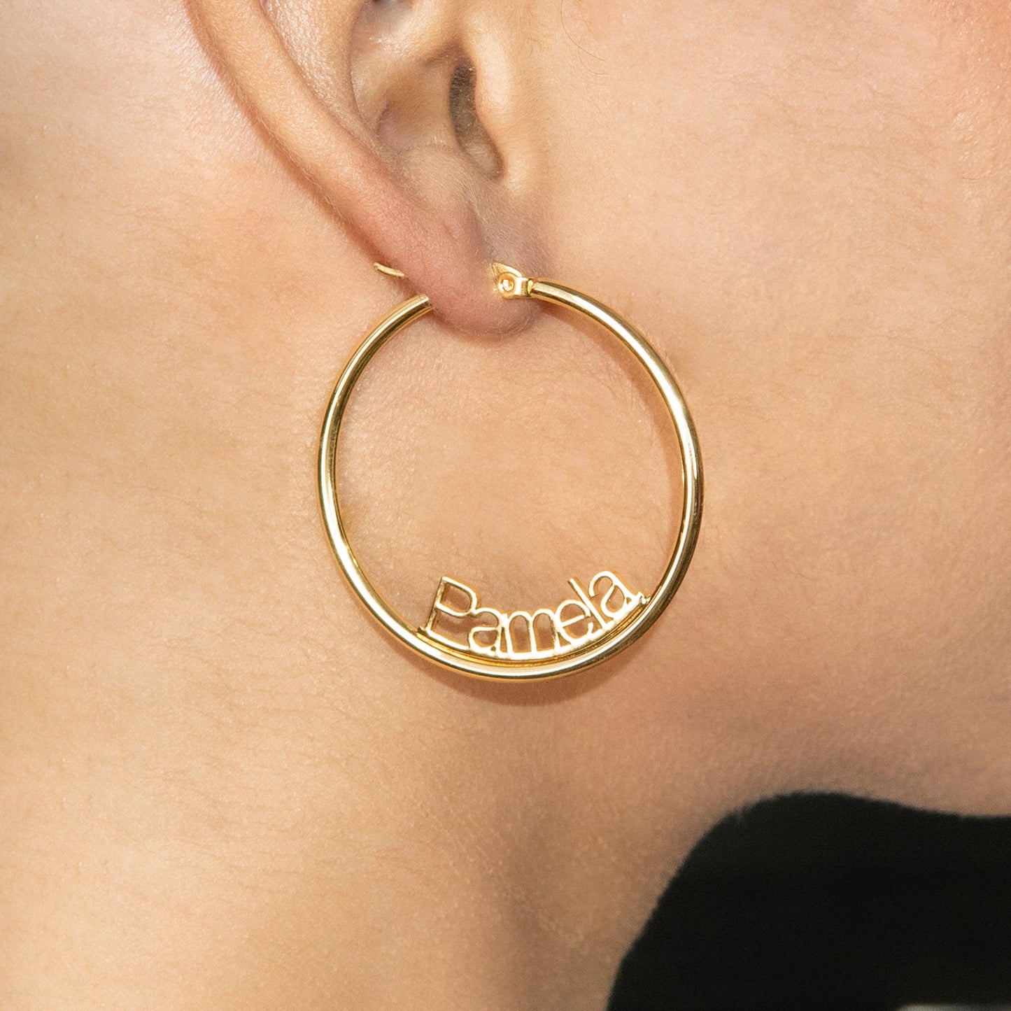 Women Jewelry - 14K Gold Hoop Earrings | Style # E19