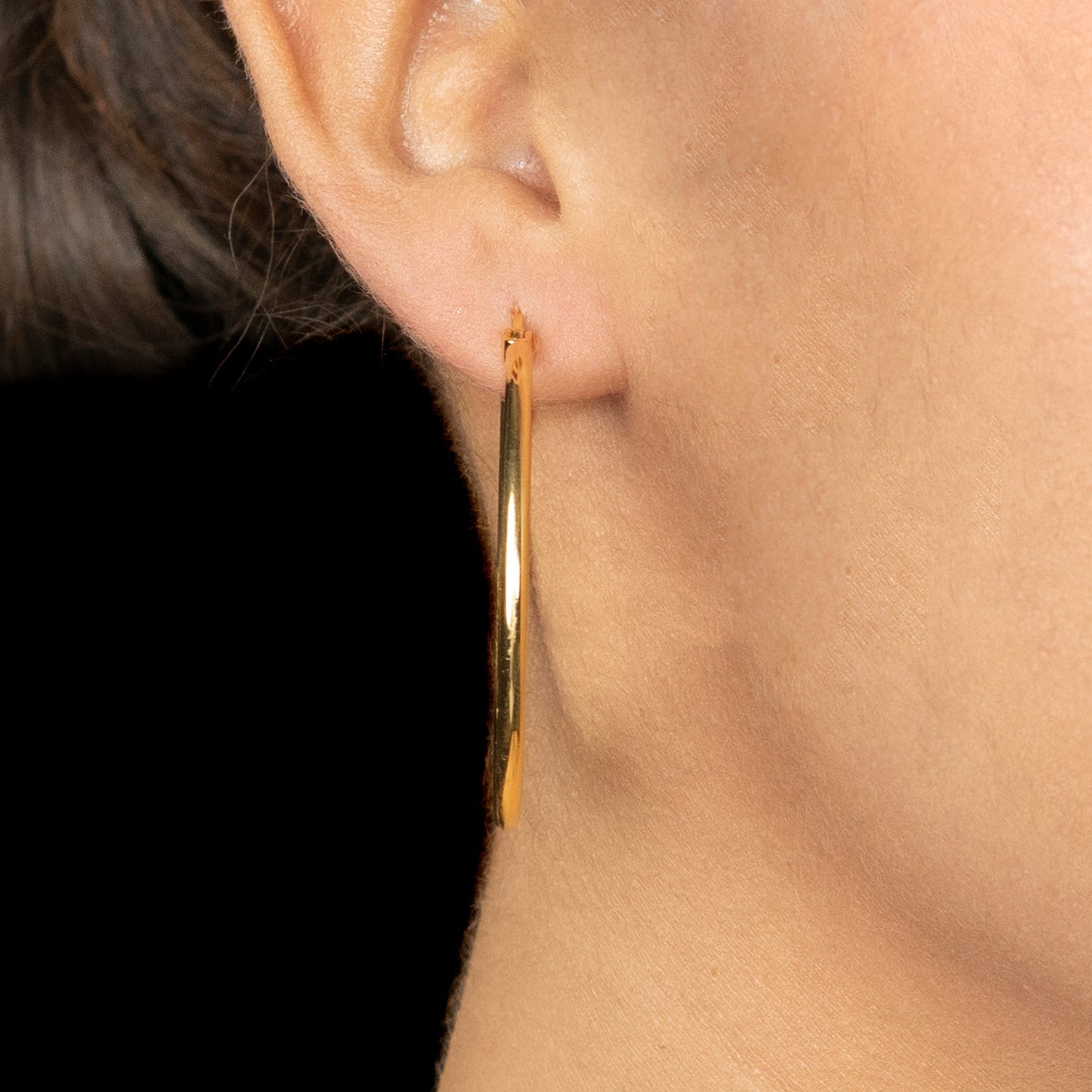 Women Jewelry - 14K Gold Hoop Earrings | Style # E19
