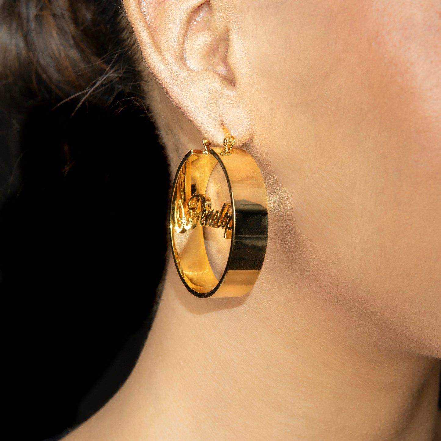 Women Jewelry - 14K Gold Hoop Earrings | Style # E18