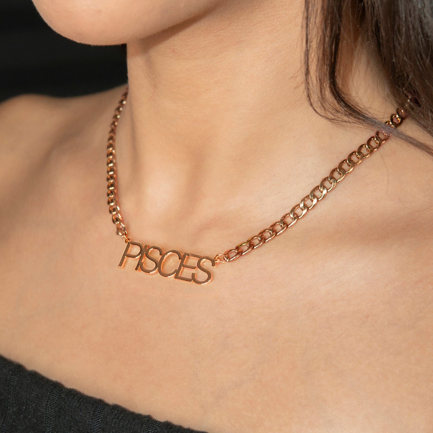Women Jewelry - Rose Gold Name Necklace | Style # N08