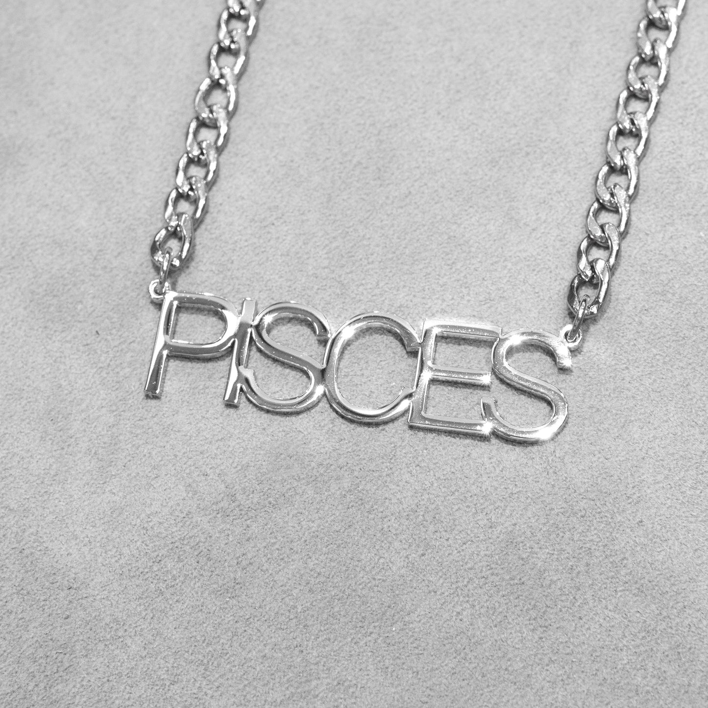 Women Jewelry - White Gold Name Necklace | Style # N08