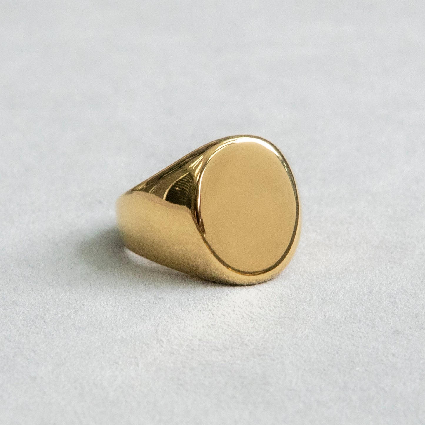 Mens Jewelry - Signet Gold Pinky Ring | 36 Grams