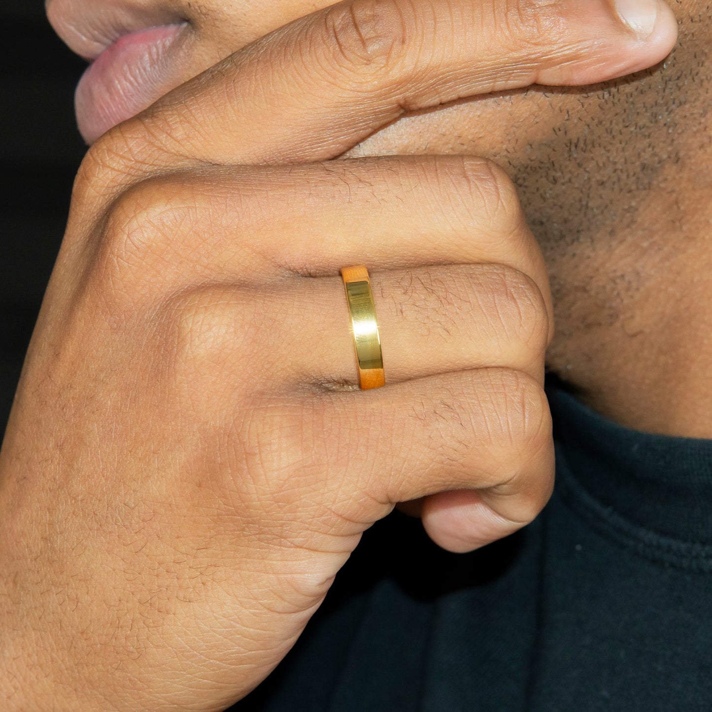 Mens Jewelry - Wedding Band Gold Ring | 3 Grams