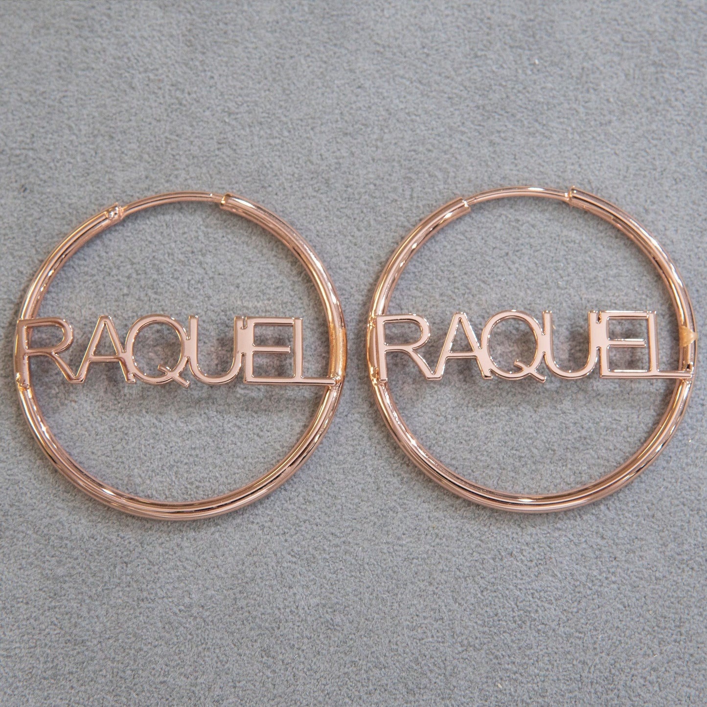 Women Jewelry - 14K Rose Gold Hoop Earrings | Style # E12