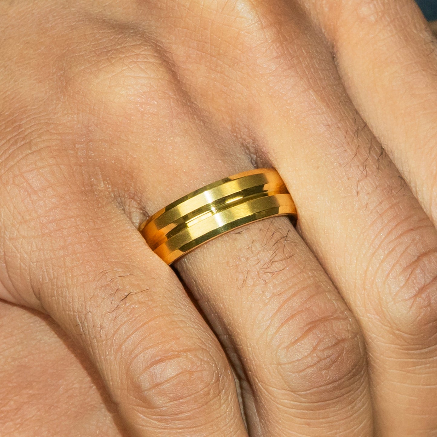 Mens Jewelry - Wedding Band Gold Ring | 9.5 Grams