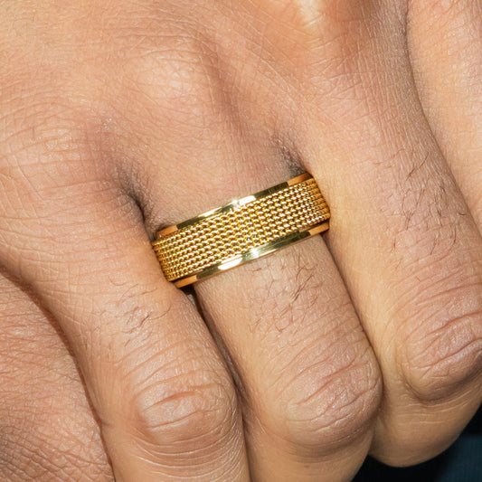 Mens Jewelry - Gold Wedding Band | 8.2 Grams