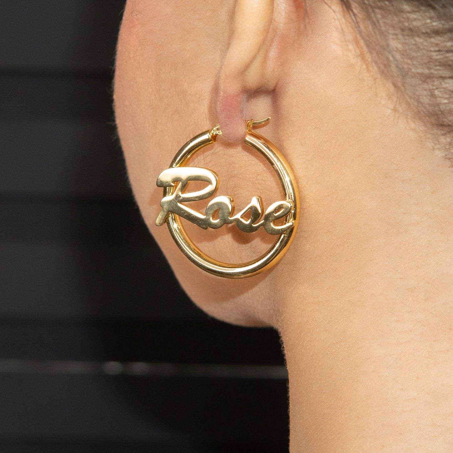 Women Jewelry - 14K Gold Hoop Earrings | Style # E13