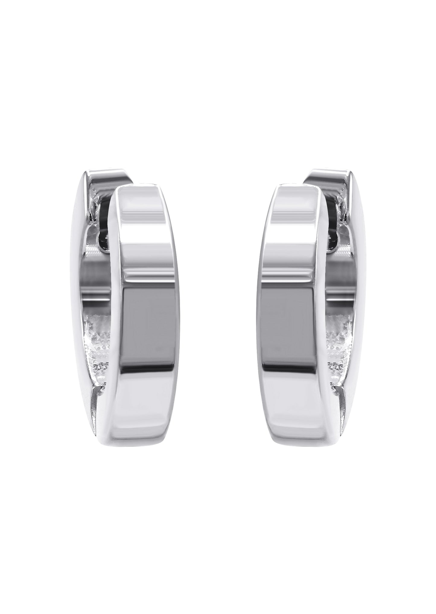Mens Jewelry - Silver Hoop Earrings for Men | Appx. 3.3 Grams