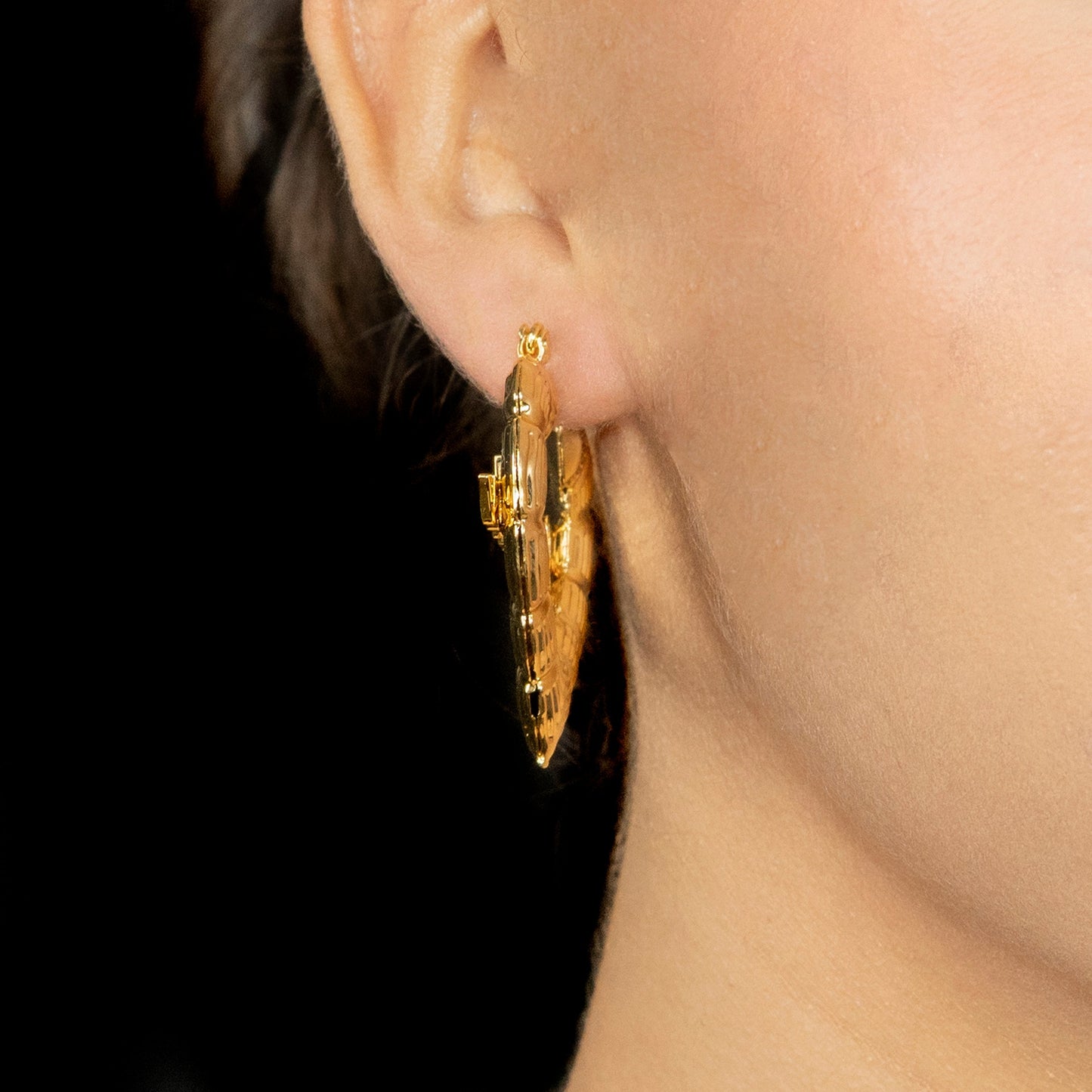 Women Jewelry - 14K Gold Hoop Earrings | Style # E11
