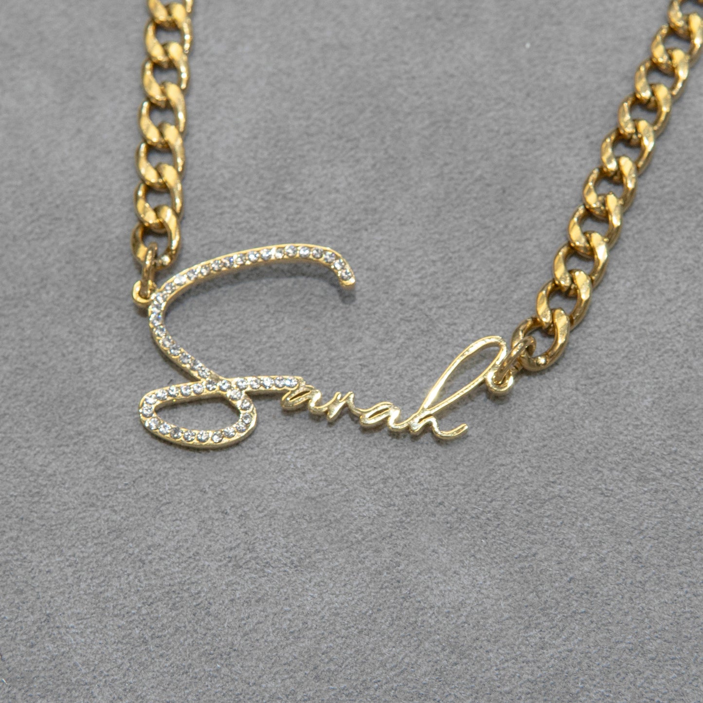 Women Jewelry - Iced Out VVS Name Necklace | Style # N45