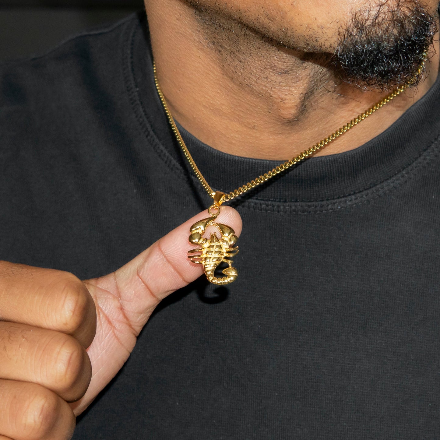 Mens Jewelry - 14K Gold Scorpion Necklace | Appx. 6.2 Grams