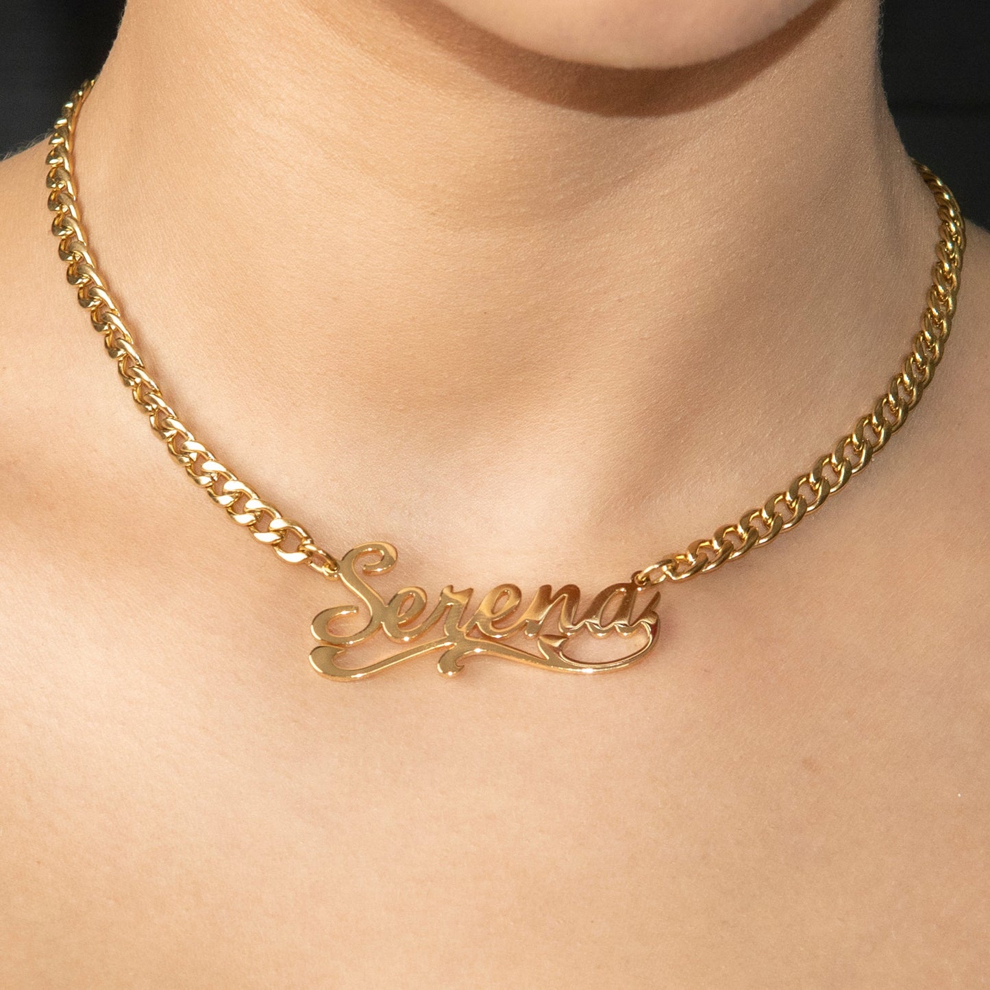 Women Jewelry - Gold Name Necklace | Style # N29