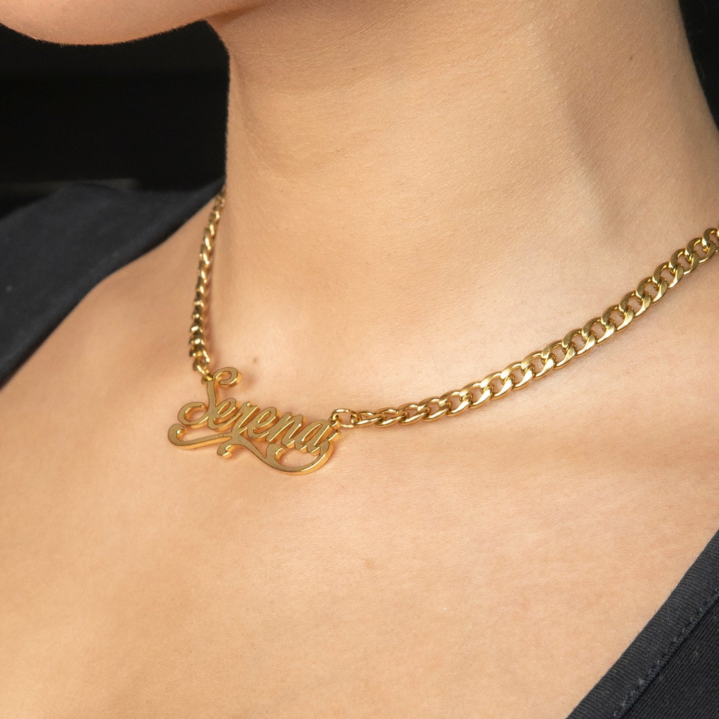 Women Jewelry - Gold Name Necklace | Style # N29