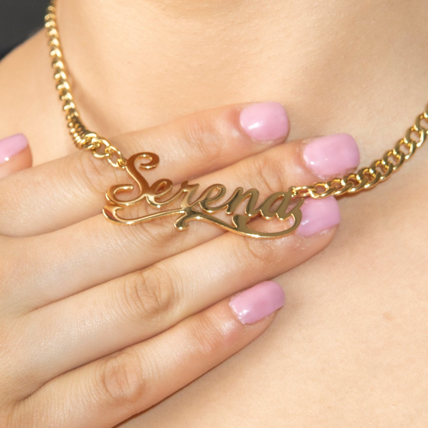 Women Jewelry - Gold Name Necklace | Style # N29