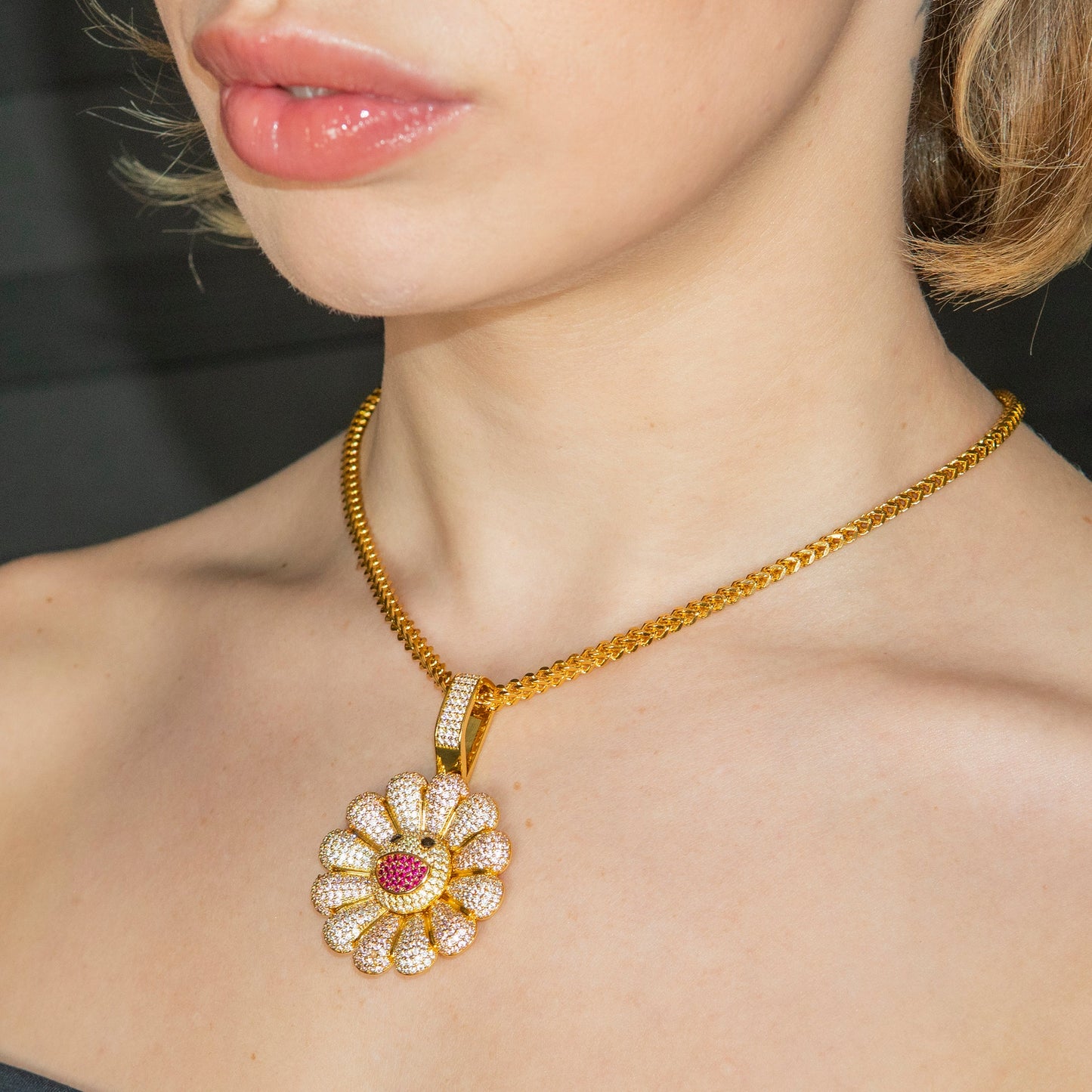 Womens Jewelry - Gold Murakami Spinner Necklace | Appx. 30.8 Grams
