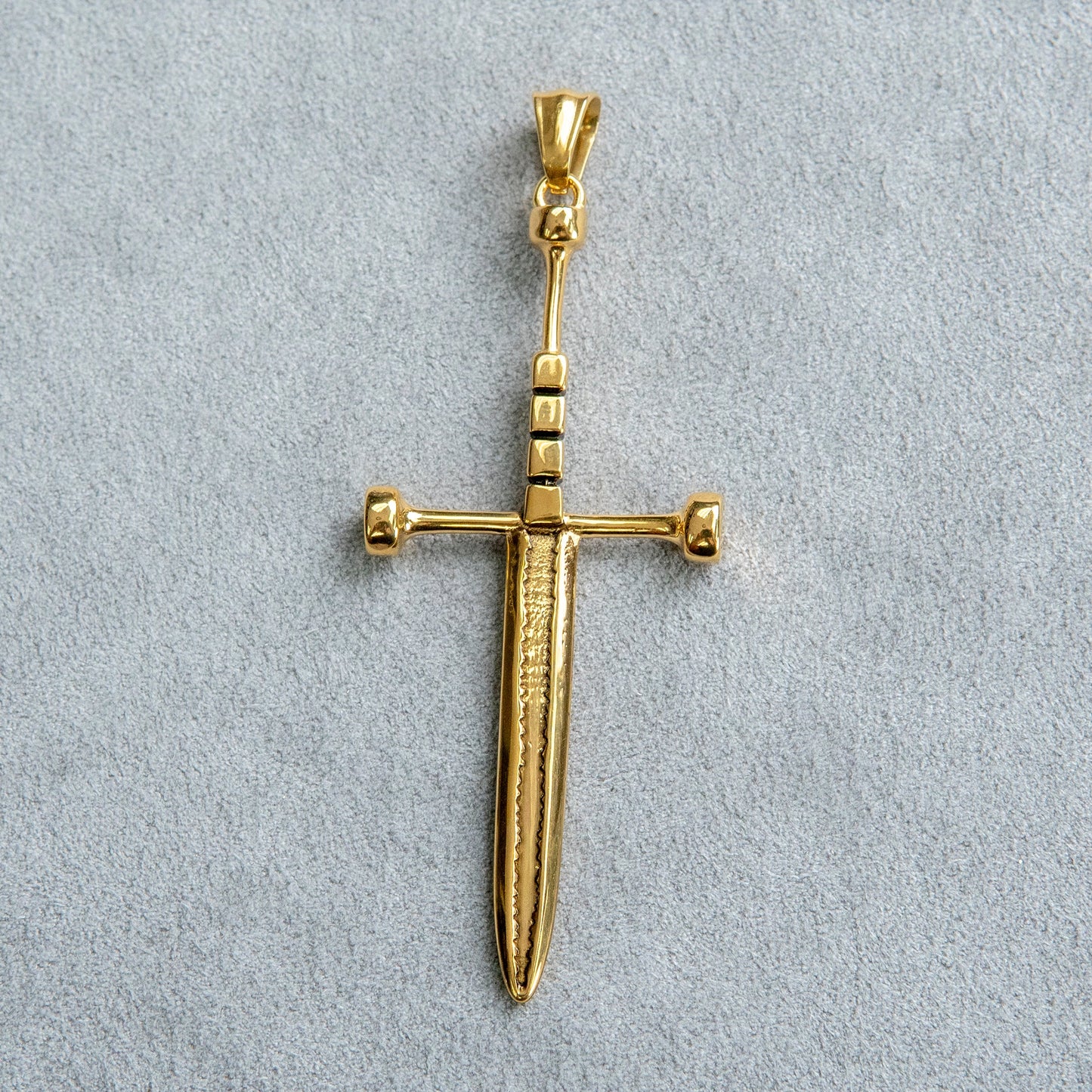 Mens Jewelry - 14K Gold Sword Necklace | Appx. 7.2 Grams