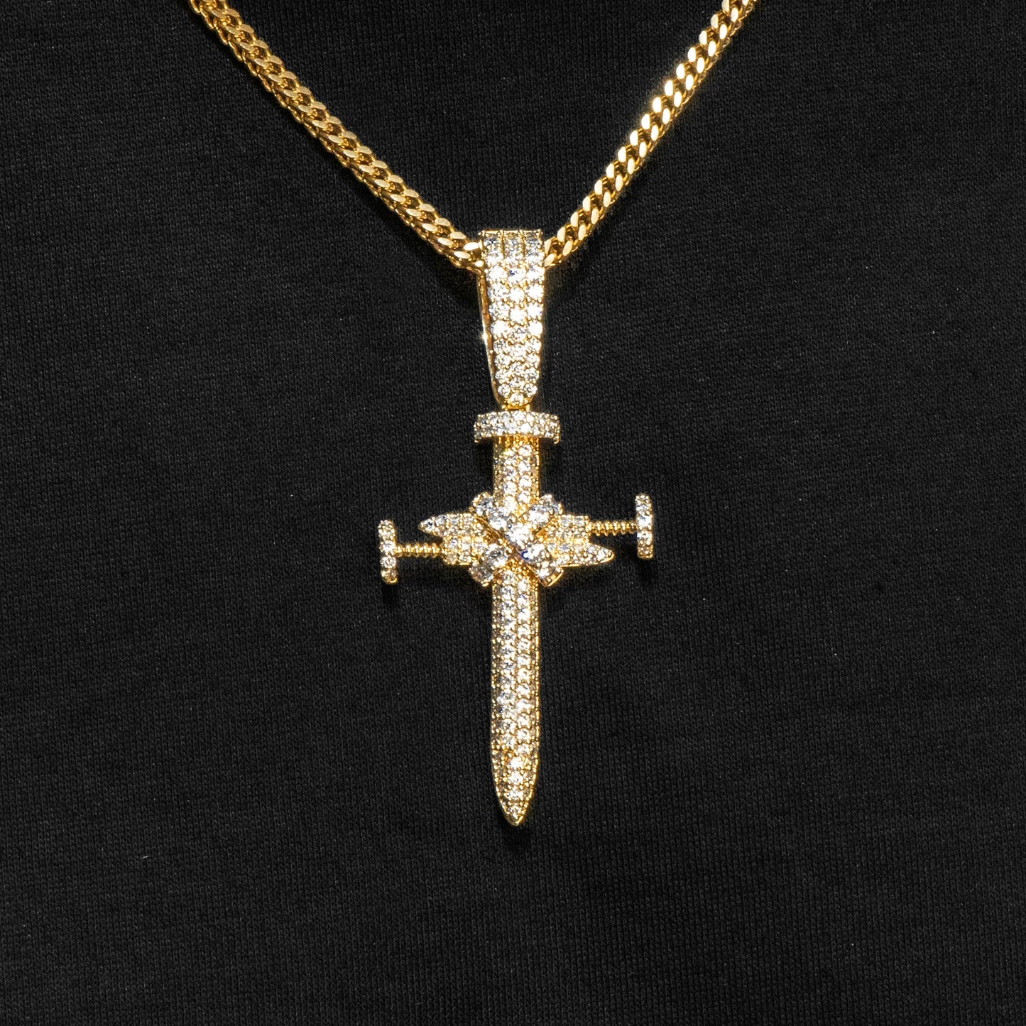 Mens Jewelry - Iced Out VVS Cross Pendant | 11 Grams
