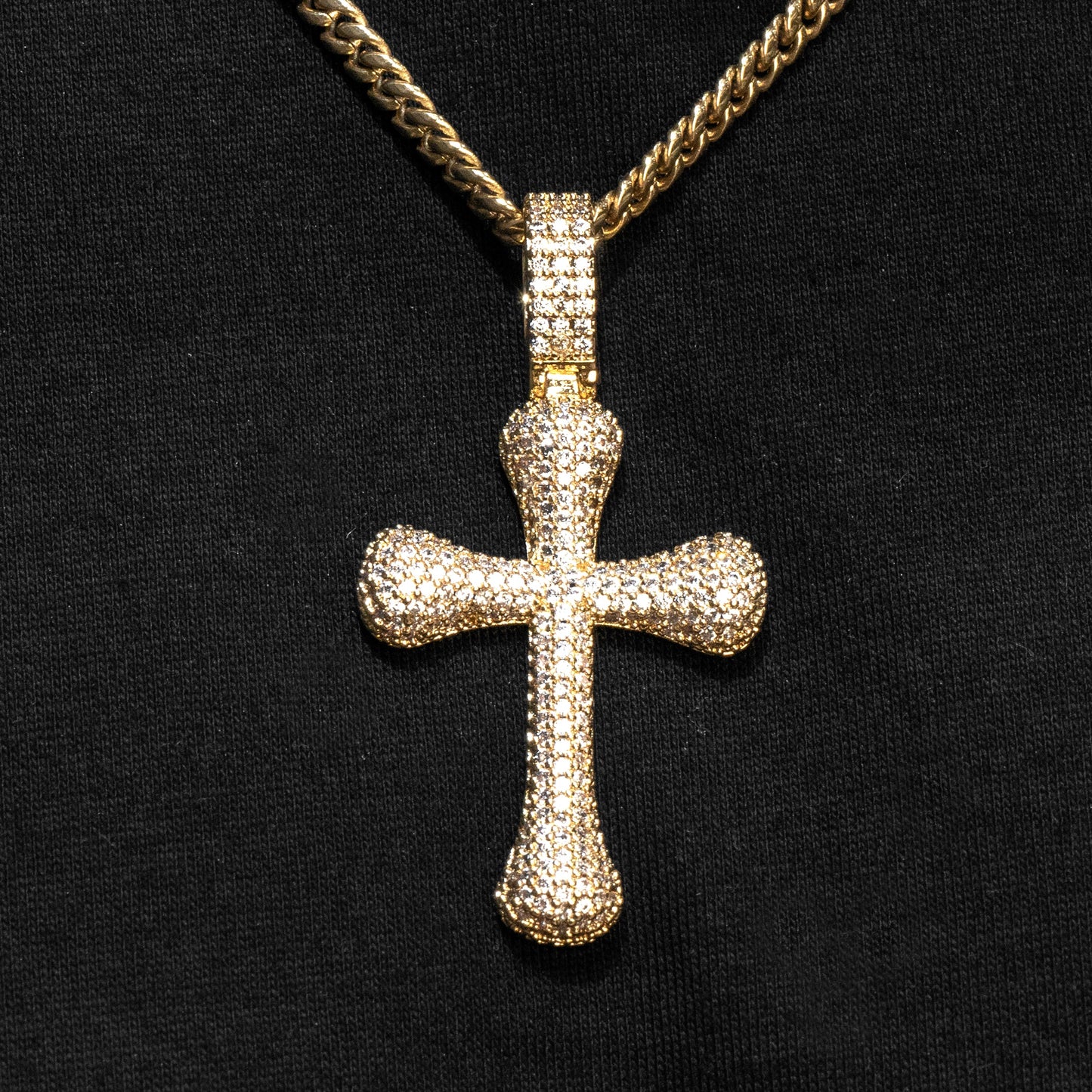 Mens Jewelry - Iced Out VVS Cross Pendant | 12.4 Grams